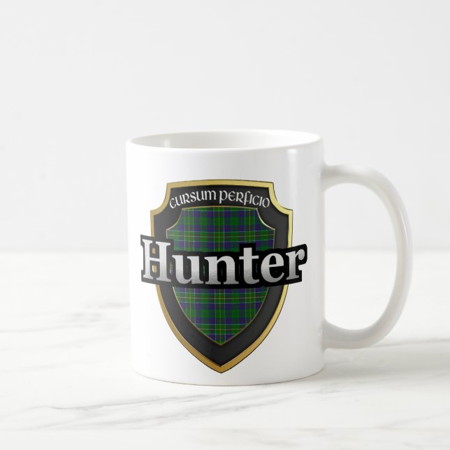 Clan Hunter Dynastie écossaise Tartan Mugs Cups (Droite)