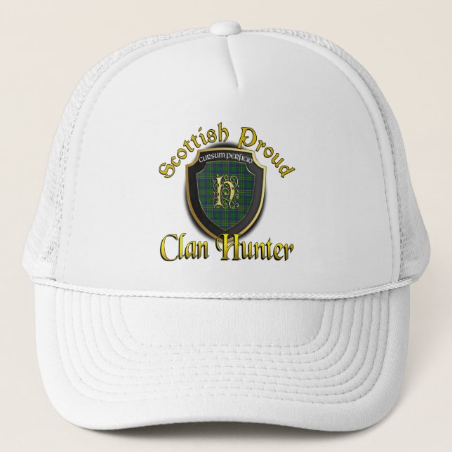 Clan Hunter Scottish Dynasty Cap Truckerkappe (Vorderseite)