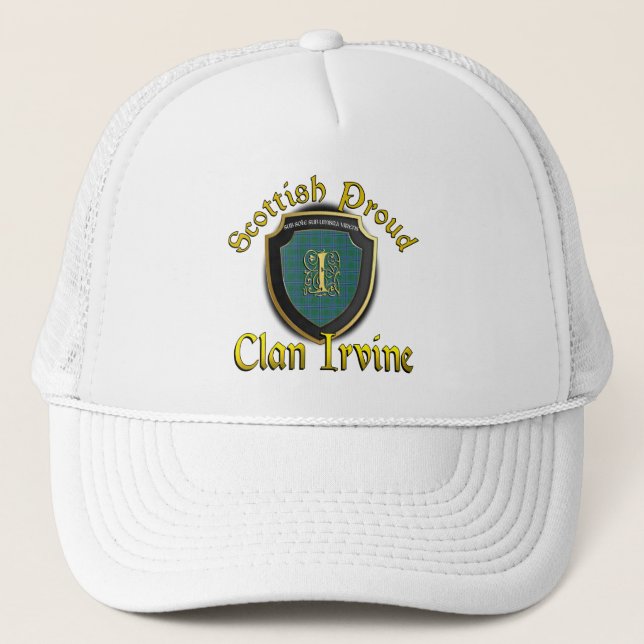 Clan Irvine Scottish Dynsty Cap Truckerkappe (Vorderseite)