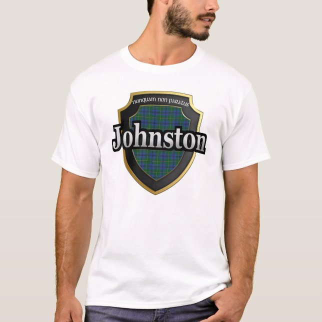 Clan Johnston Scotland Tartan Dynasty T-Shirt (Vorderseite)