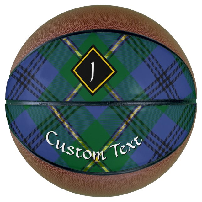 Clan Johnston Tartan Basketball (Vorderseite)