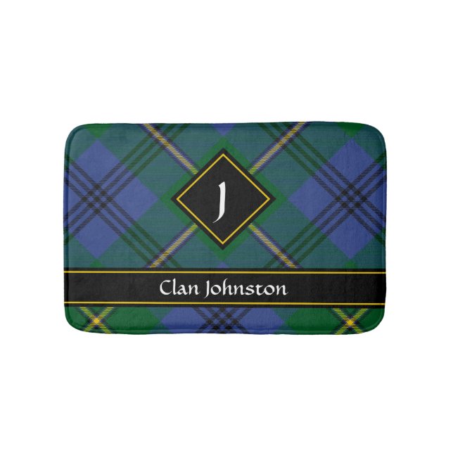 Clan Johnston Tartan Bath Mat Badematte (Vorderseite)