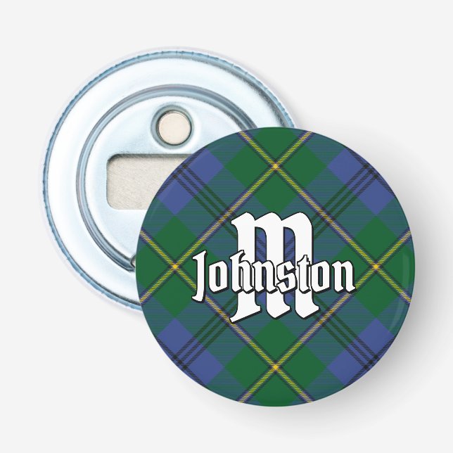 Clan Johnston Tartan Bottle Opener Flaschenöffner (Vorderseite)