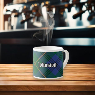 Clan Johnston Tartan Espresso Cup Espressotasse