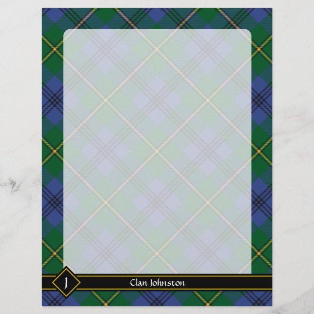 Clan Johnston Tartan Flyer (Vorne)
