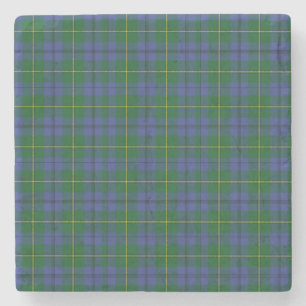 Clan Johnston Tartan Kariert Stone Untersetzer