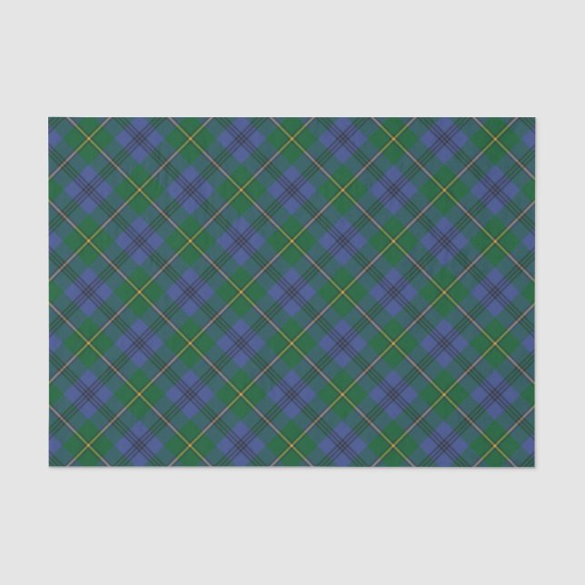 Clan Johnston Tartan Tissue Paper Seidenpapier (Vorderseite)