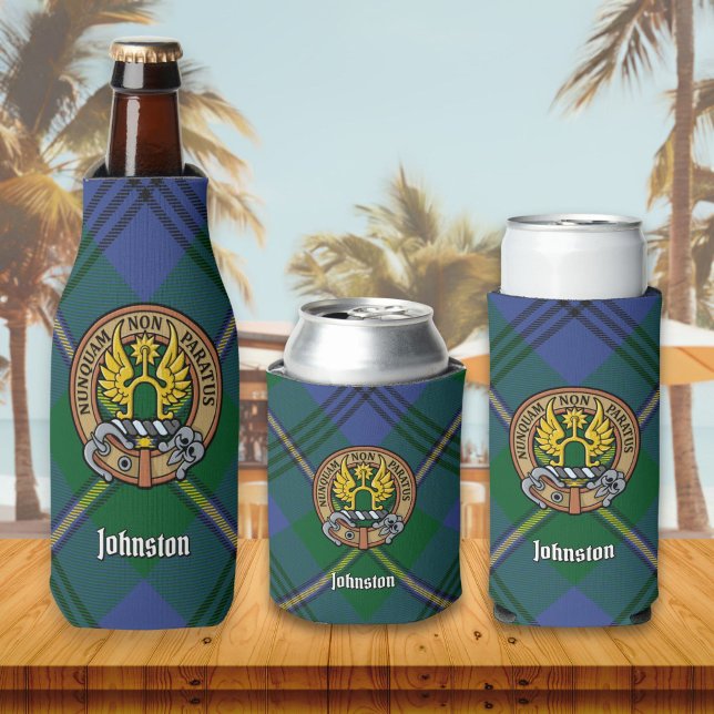 Clan Johnston Wappen Flasche Cooler Flaschenkühler (Von Creator hochgeladen)