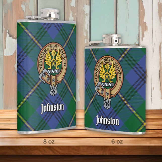 Clan Johnston Wappen Flask Flachmann (Von Creator hochgeladen)