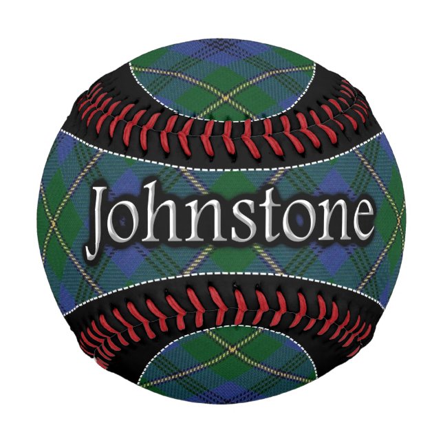 Clan Johnstone Johnston Scottish Dream Tartan Baseball (Vorderseite)