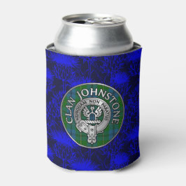 Clan Johnstone Wappen & Tartan Knot Dosenkühler