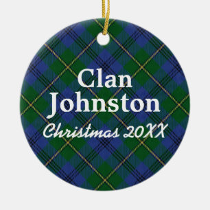 Clan-JohnstonScottishTartan Keramikornament