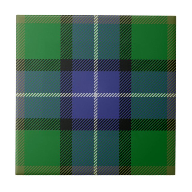 Clan Jones Tartan Fliese (Vorderseite)