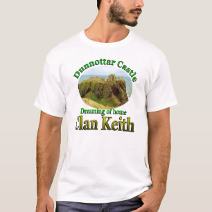 Clan Keith Dreaming of Zuhause Dunnottar Burg T-Shirt