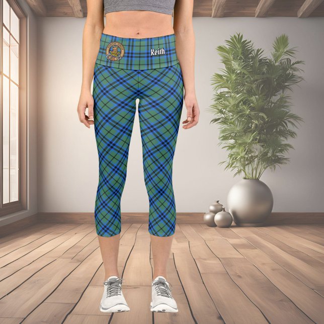 Clan Keith Tartan Capri Leggings (Créateur téléchargé)