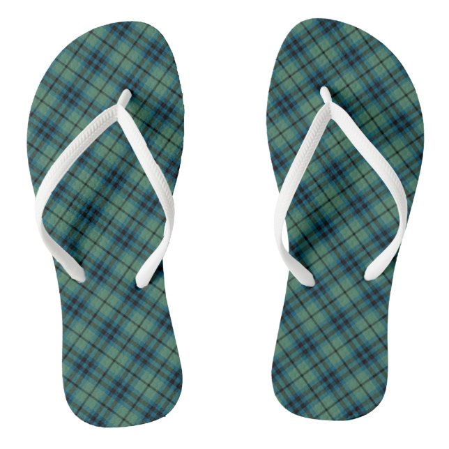 Clan Keith Tartan Green Kariert Flip Flops (Fußbett)