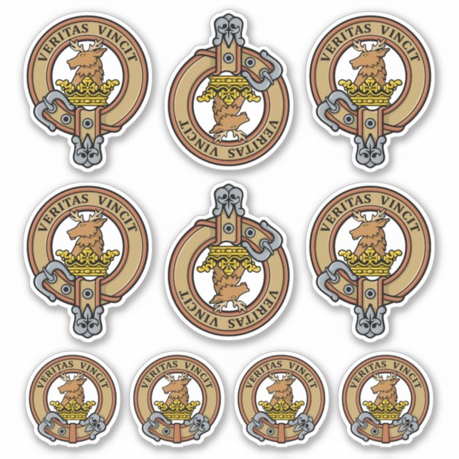 Clan Keith Wappen Sticker Set (Vorderseite)