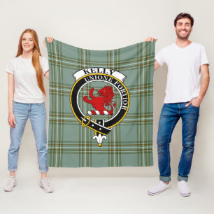 Clan Kelly Tartan Kariert Fleecedecke