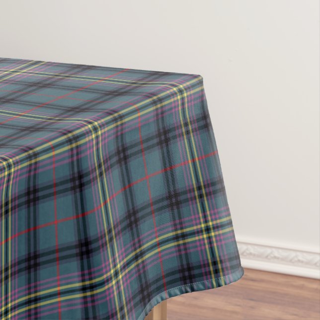 Clan Kennedy Aquamarin Green und Black Ancient Tar Tischdecke (Beispiel)