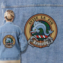 Clan Kennedy Crest sur Tartan