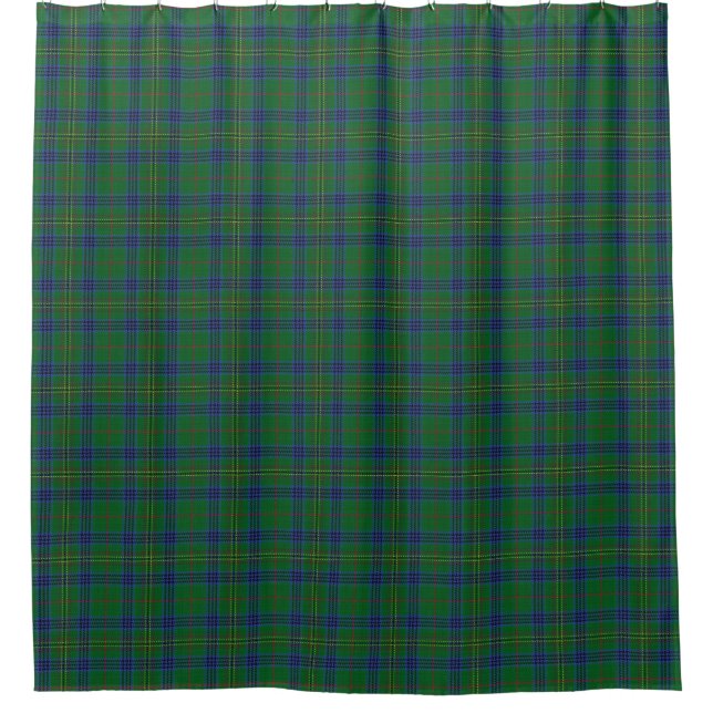 Clan Kennedy Scottish Heritage Tartan Duschvorhang (Vorderseite)