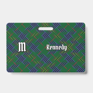 Clan Kennedy Tartan Ausweis