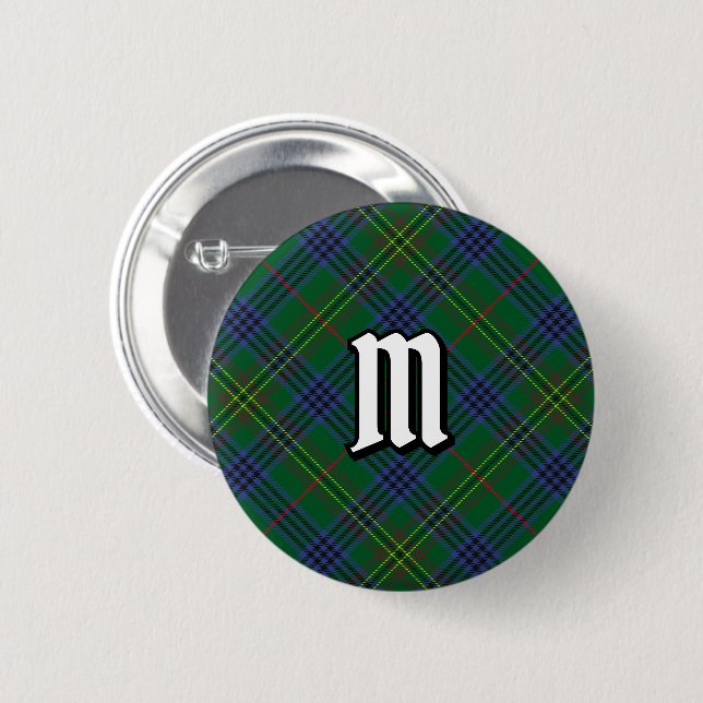 Clan Kennedy Tartan Button (Vorne & Hinten)