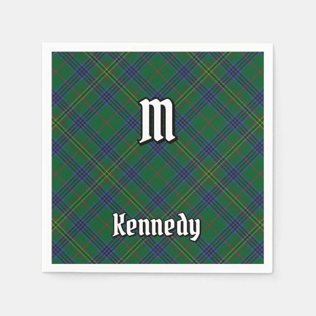 Clan Kennedy Tartan Serviette (Vorderseite)