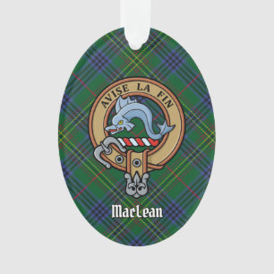 Clan Kennedy Wappen über Tartan Ornament
