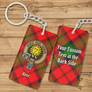 Clan Kerr Crest sur Tartan