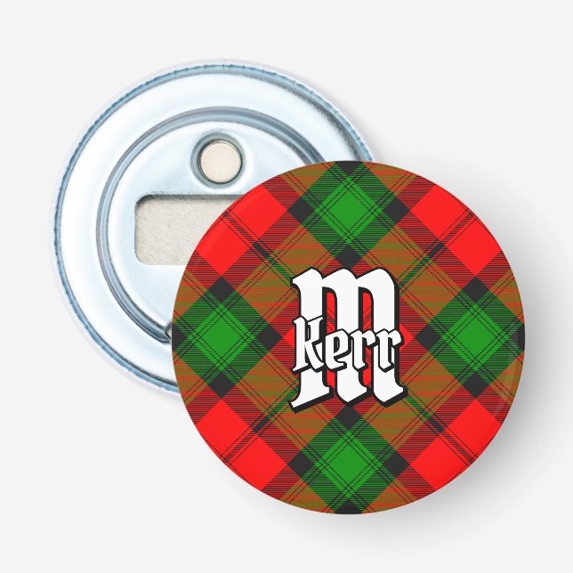 Clan Kerr Tartan Flaschenöffner (Vorderseite)