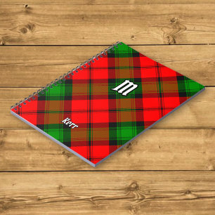 Clan Kerr Tartan Notizblock