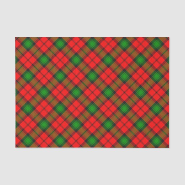 Clan Kerr Tartan Seidenpapier (Vorderseite)