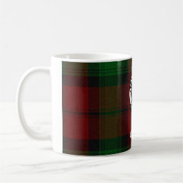 Clan Kerr Wappen Abzeichen Tartan Kaffeetasse