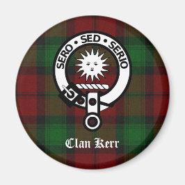 Clan Kerr Wappen Abzeichen Tartan Magnet