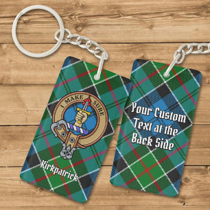 Clan Kirkpatrick Crest sur Tartan