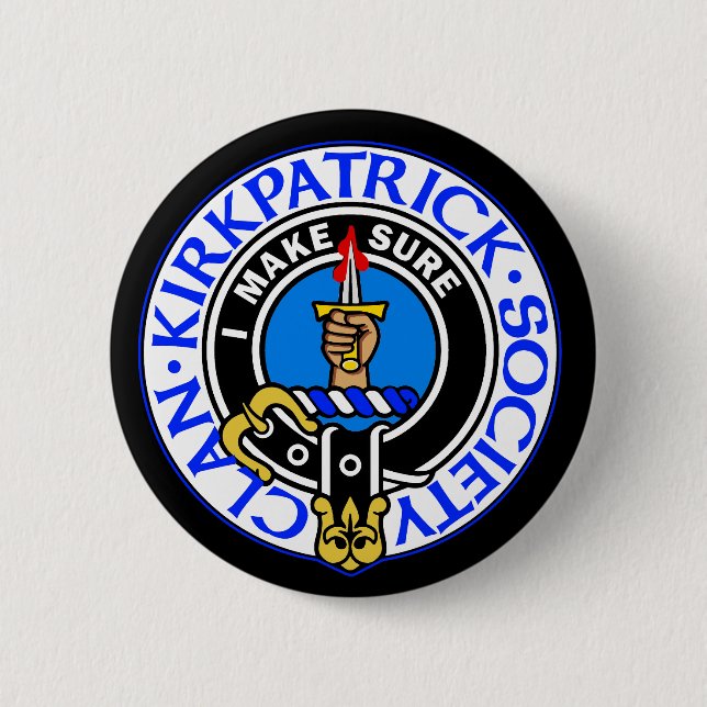 Clan Kirkpatrick Society Abzeichen Button (Vorderseite)