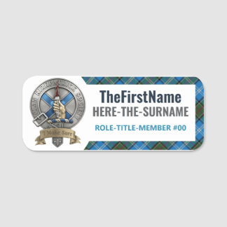 Clan Kirkpatrick Society - CKS Namensschild #2