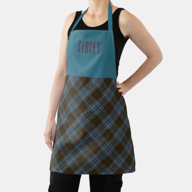 Clan Koch Anderson Tartan Karierter Name Schürze (InSitu)