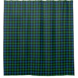 Clan Lamont grün-blauer Tartan Duschvorhang