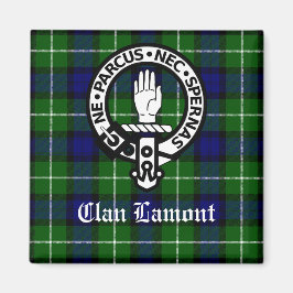 Clan Lamont Wappen Abzeichen & Tartan Magnet