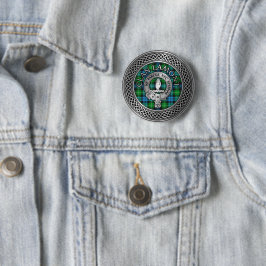 Clan Lamont Wappen & Tartan Knot Button