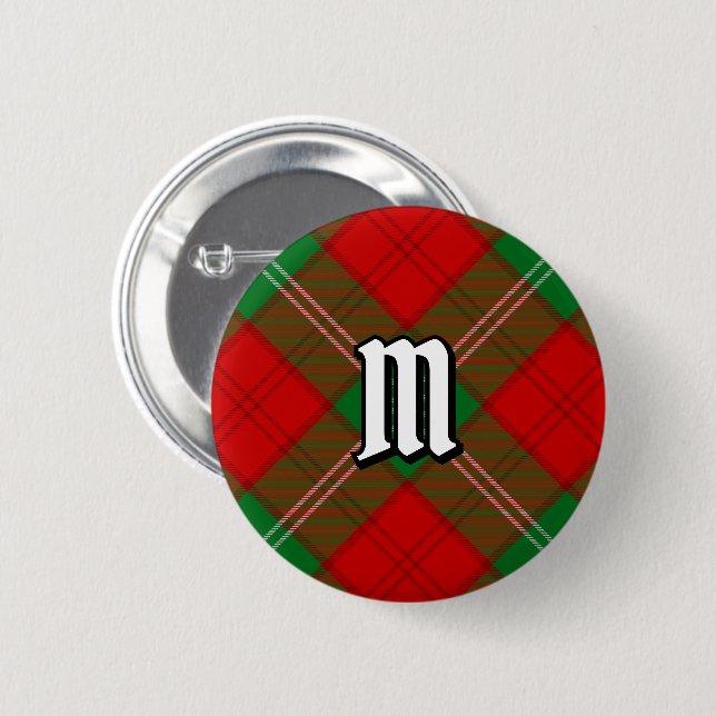 Clan Lennox Tartan Button (Vorne & Hinten)