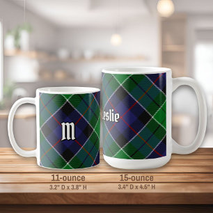 Clan Leslie Hunting Tartan Kaffeetasse