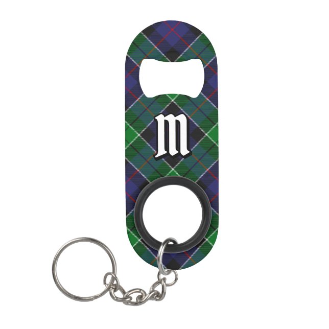 Clan Leslie Hunting Tartan Mini Flaschenöffner (Vorderseite)