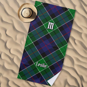 Clan Leslie Hunting Tartan Strandtuch