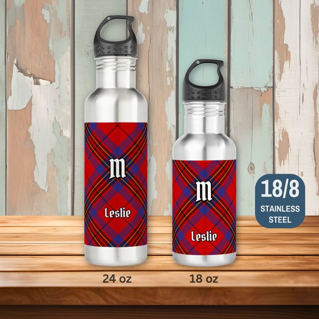 Clan Leslie Red Tartan Edelstahlflasche (Von Creator hochgeladen)
