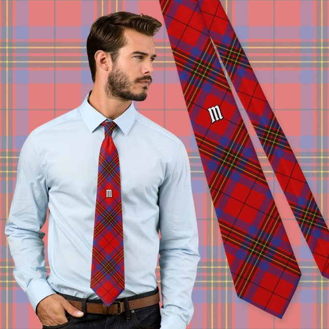 Clan Leslie Red Tartan Krawatte (Von Creator hochgeladen)