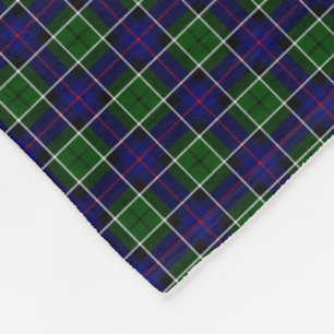 Clan Leslie Tartan Fleecedecke