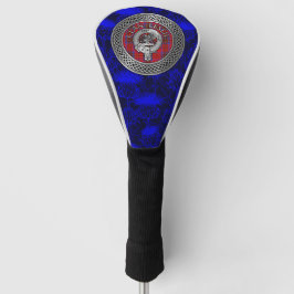 Clan Leslie Wappen & Tartan Knot Golf Headcover